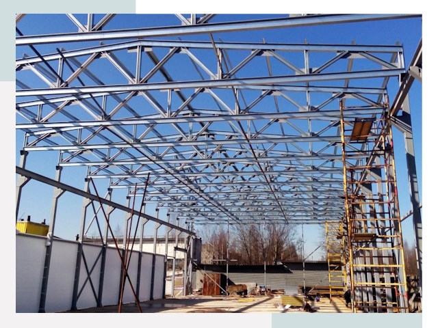 Строительство цехов в Долгопрудный от 609 руб. под ключ