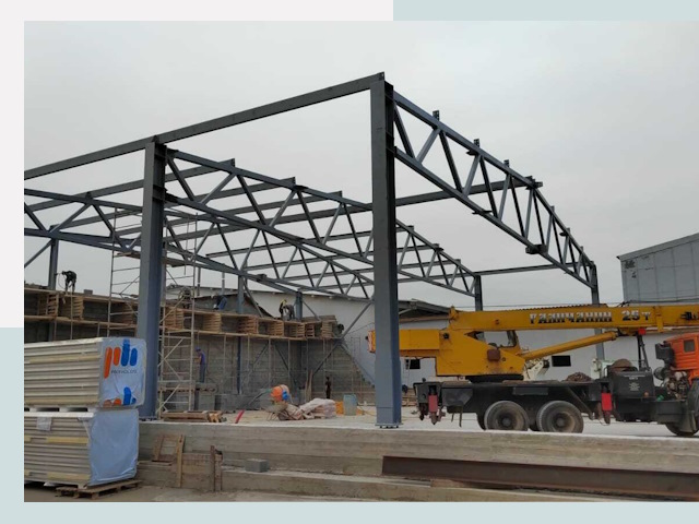 Строительство цехов в Долгопрудном