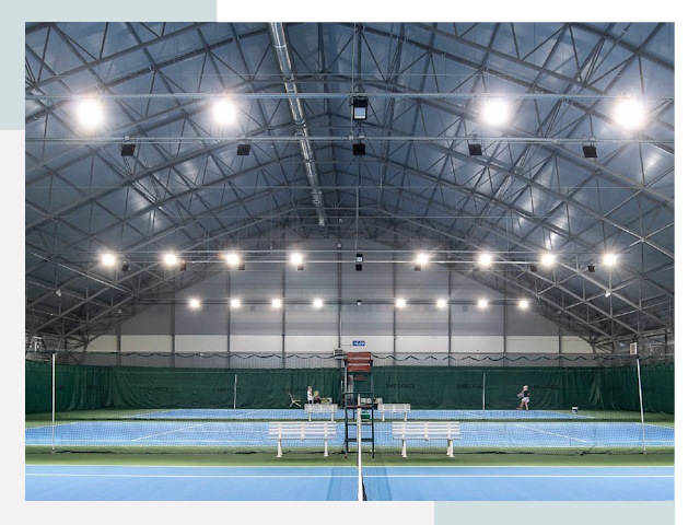 Строительство теннисных кортов в Долгопрудный от 609 руб.