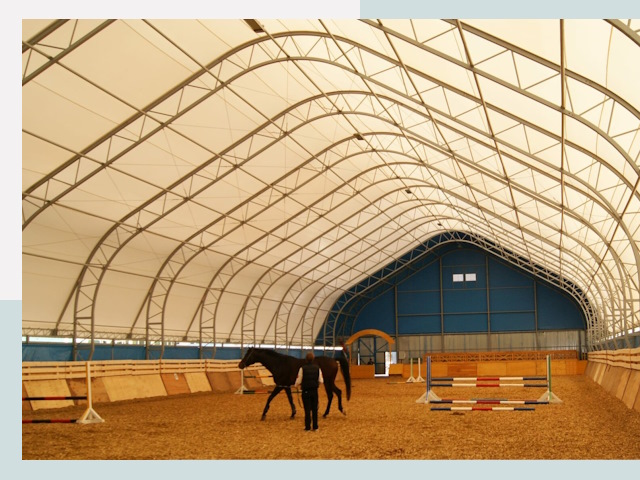 Строительство конных манежей в Долгопрудном