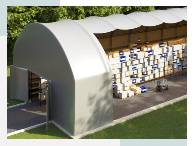 Тентовые ангары в Долгопрудном