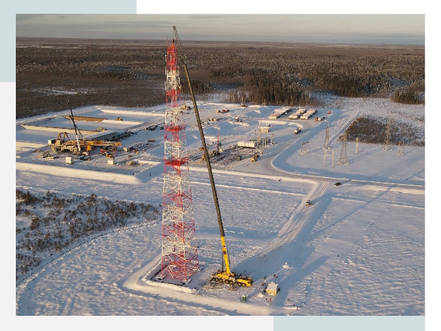 Мачты связи в Долгопрудном