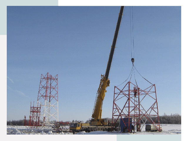 Монтаж вышек связи в Долгопрудном