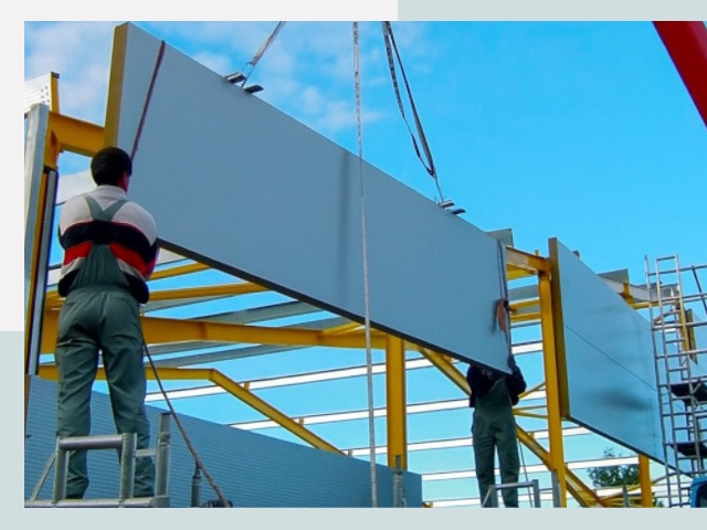 Монтаж сэндвич-панелей в Долгопрудном от 609 руб.